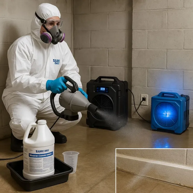 Sanitization and Odor Removal process in Bloomingdale, DC